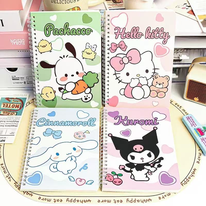 【NO.3】  A5 Spiral Notebooks (5.8 × 8.3 inches)