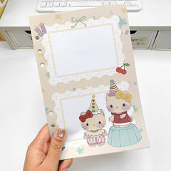 【NO.10】A5 Color Page Refill Paper(5.8 × 8.3 inches)