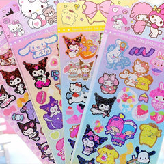 【NO.13】 :DIY Journal Cartoons Stickers (3.5 × 9.8 in)