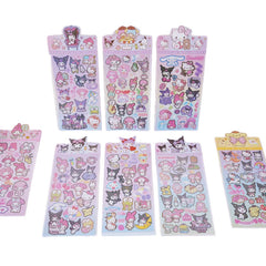 【NO.13】 :DIY Journal Cartoons Stickers (3.5 × 9.8 in)
