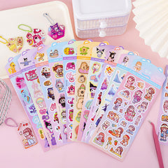 【NO.13】 :DIY Journal Cartoons Stickers (3.5 × 9.8 in)
